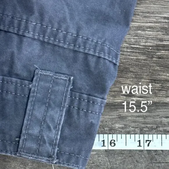 Brand New Vanilla Star Blue Cargo Pants Women's 8 Lightweight Utility Pockets - Picture 7 of 9